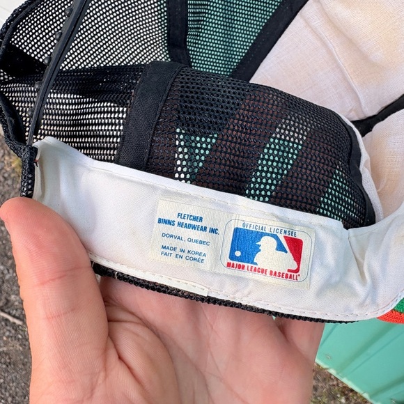 Vintage Baltimore Orioles baseball mlb mesh trucker hat snapback FLETCHER - Picture 8 of 8